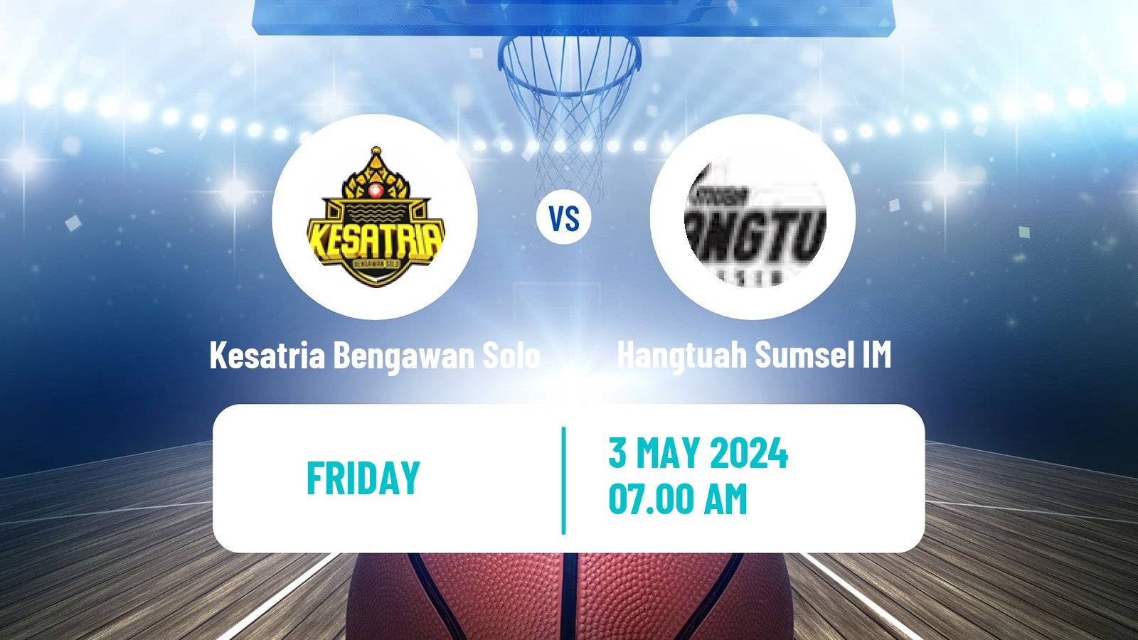 Basketball Indonesian IBL Kesatria Bengawan Solo - Hangtuah Sumsel IM