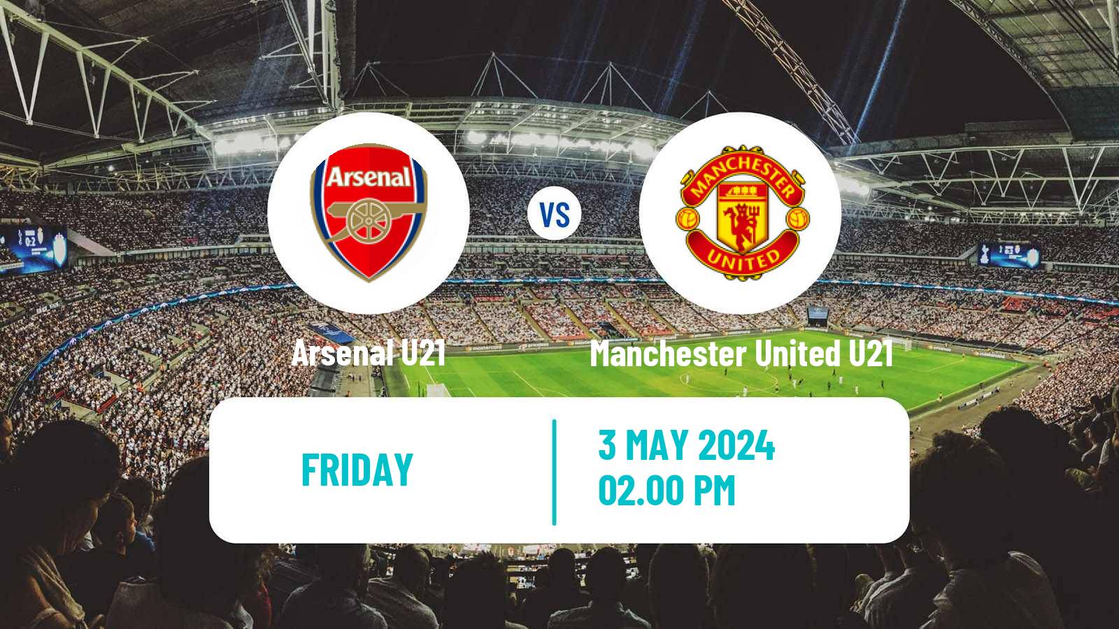 Soccer English Premier League 2 Arsenal U21 - Manchester United U21