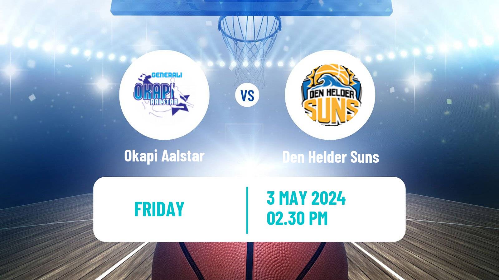 Basketball BNXT League Okapi Aalstar - Den Helder Suns