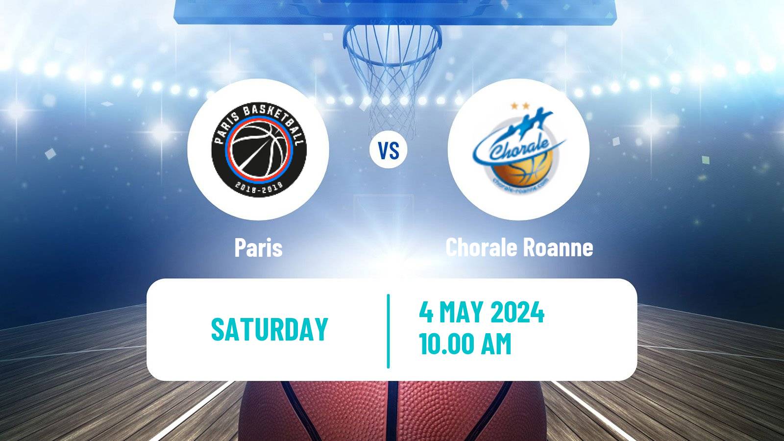 Basketball French LNB Paris - Chorale Roanne