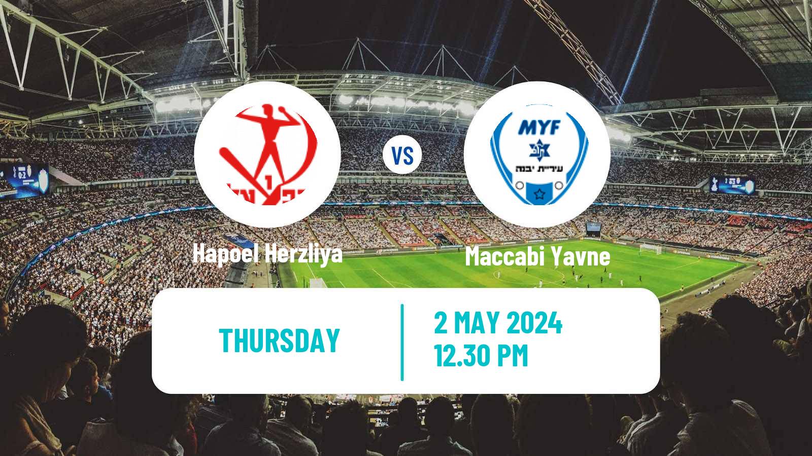 Soccer Israeli Liga Alef South Hapoel Herzliya - Maccabi Yavne