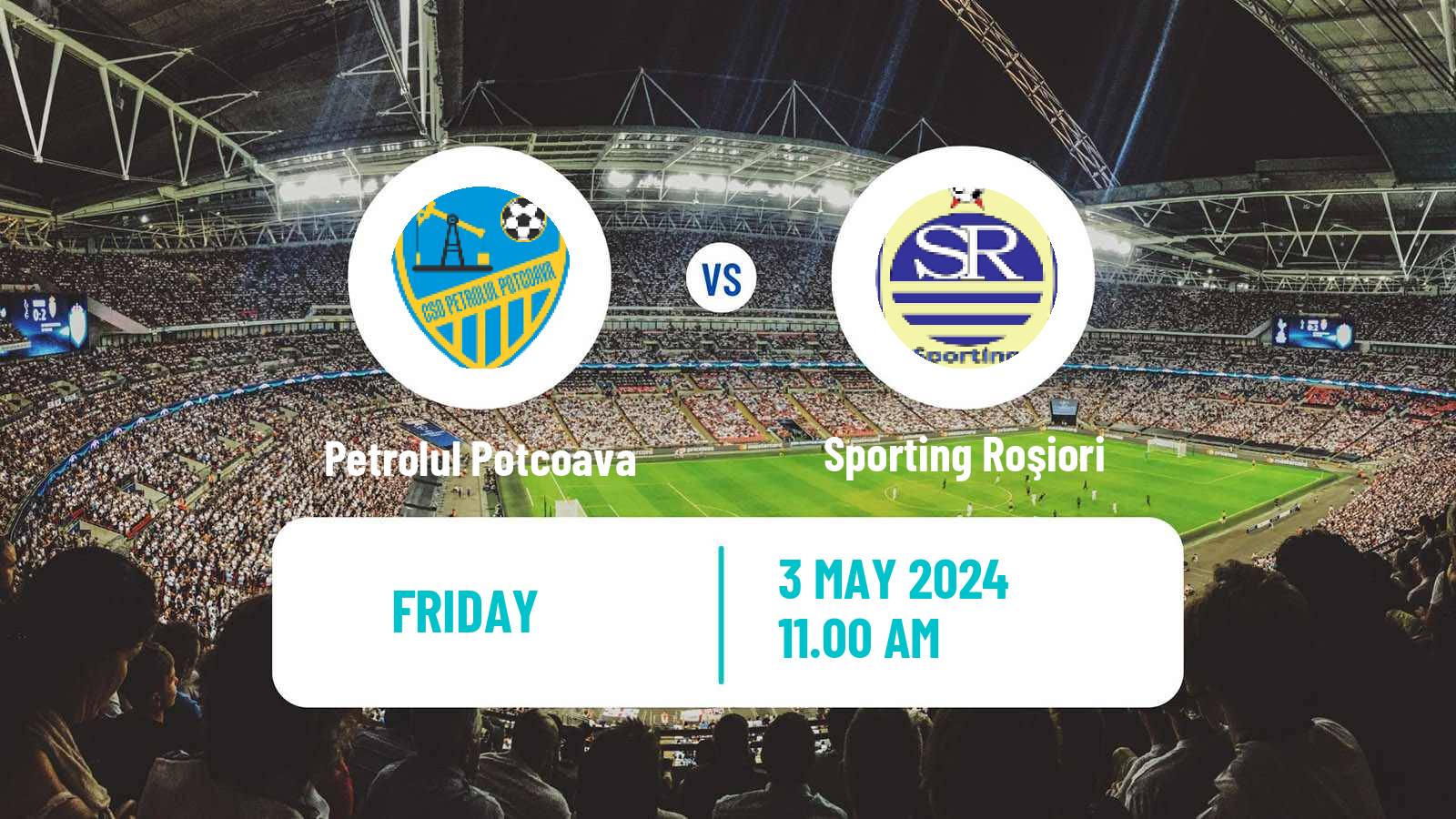 Soccer Romanian Liga 3 - Seria 6 Petrolul Potcoava - Sporting Roşiori