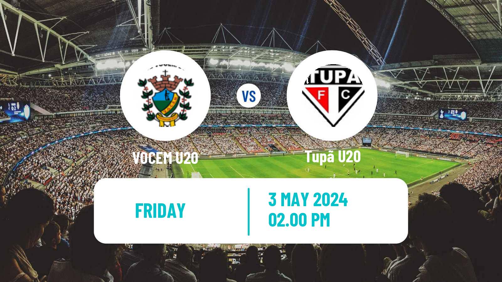 Soccer Brazilian Paulista U20 VOCEM U20 - Tupã U20