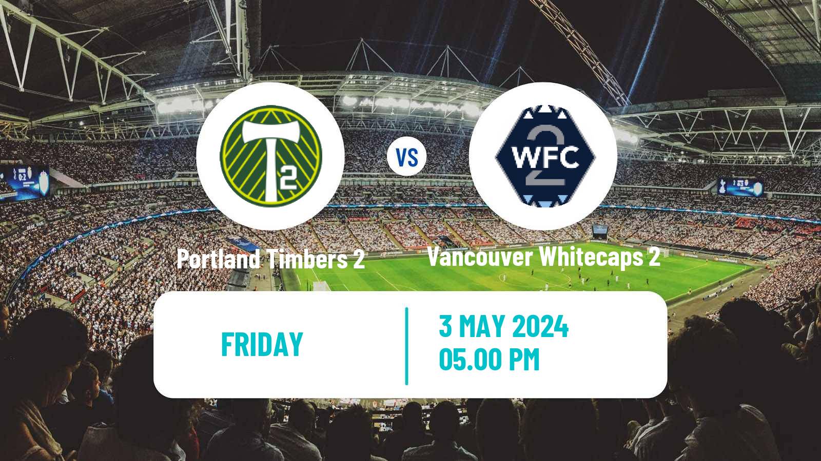 Soccer MLS Next Pro Portland Timbers 2 - Vancouver Whitecaps 2