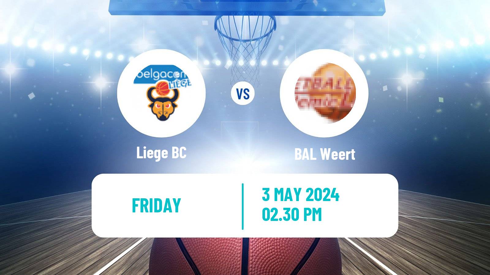 Basketball Dutch DBL Liege - BAL Weert