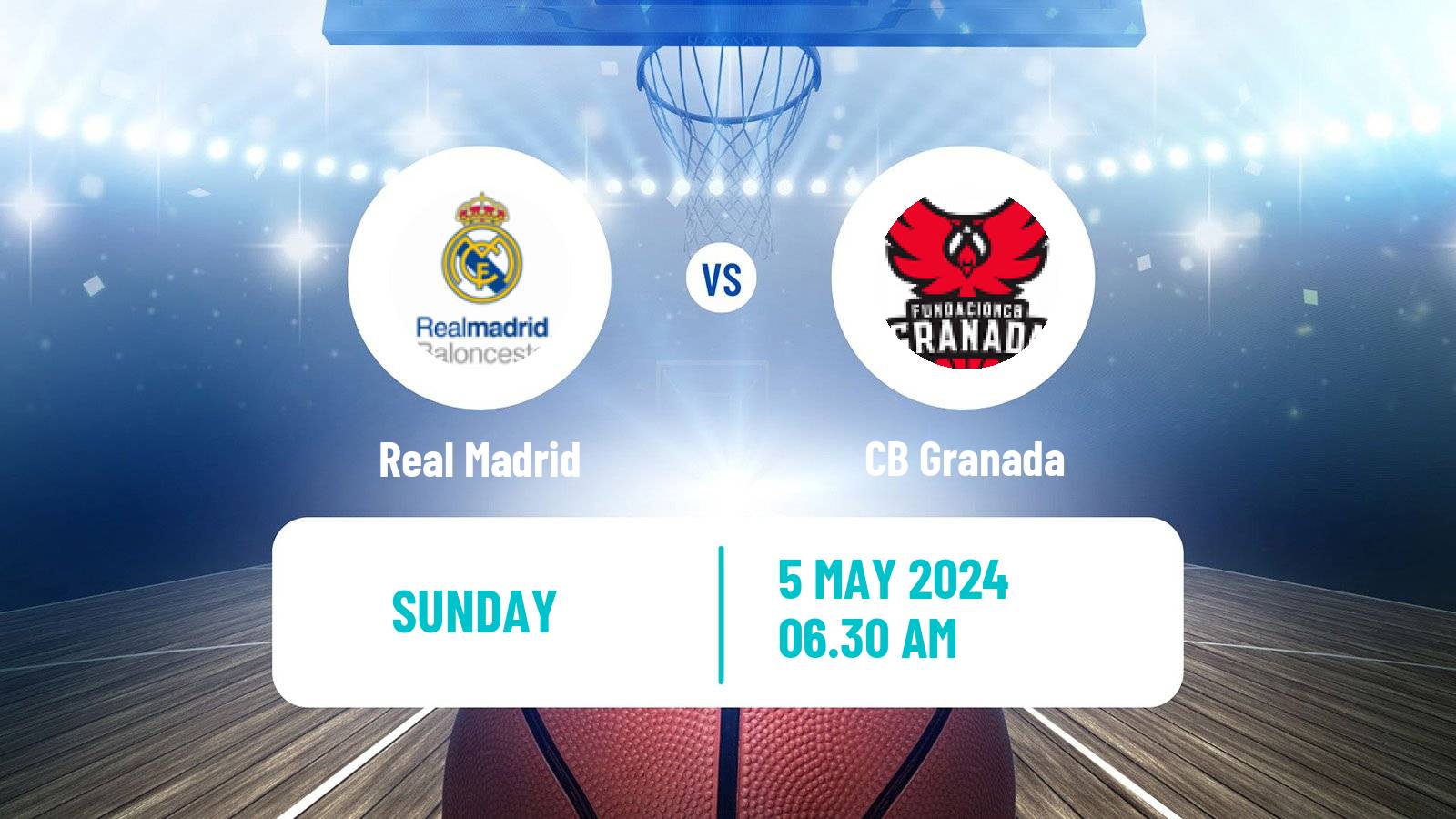 Basketball Spanish ACB League Real Madrid - Granada
