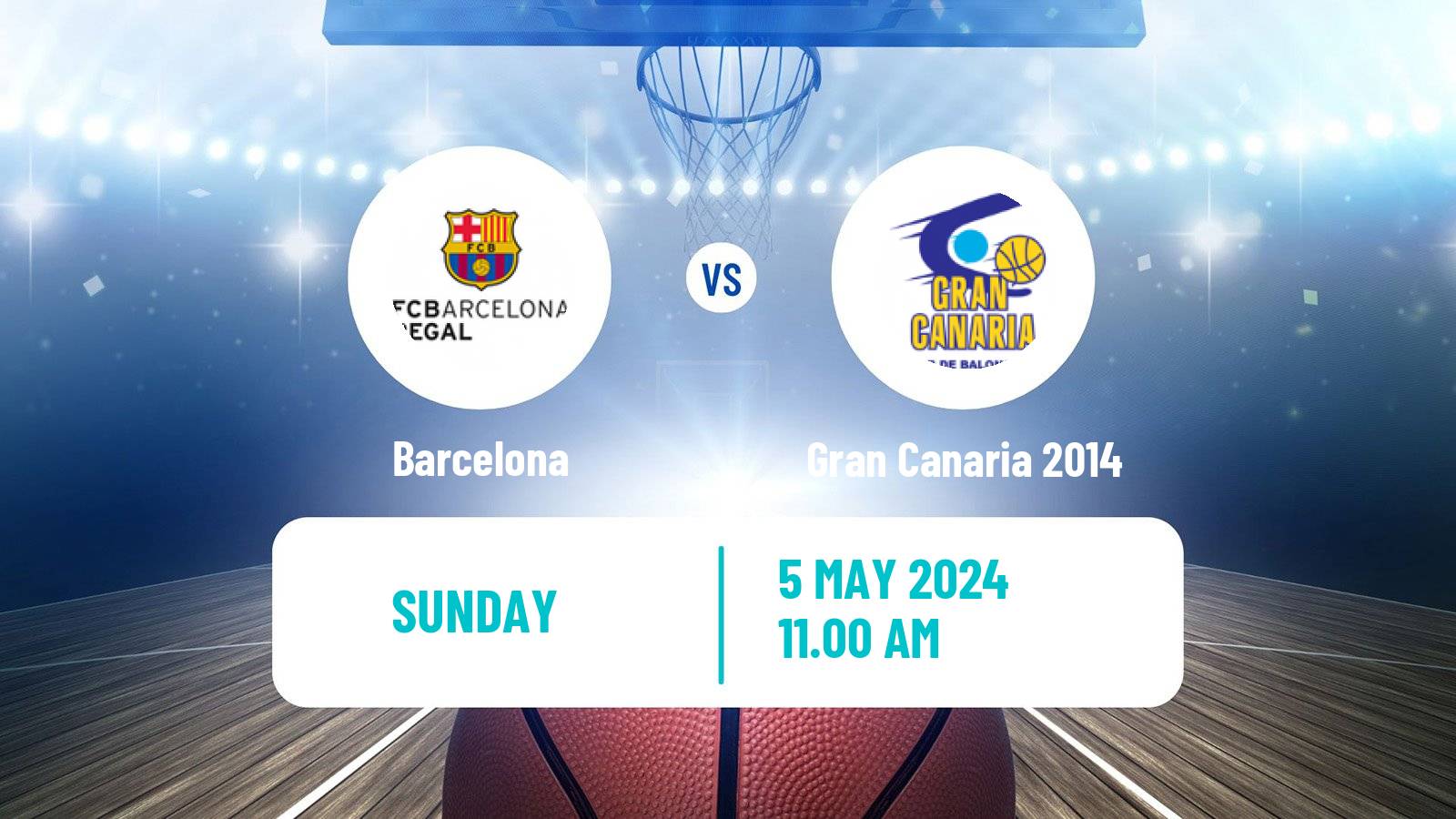 Basketball Spanish ACB League Barcelona - Gran Canaria 2014