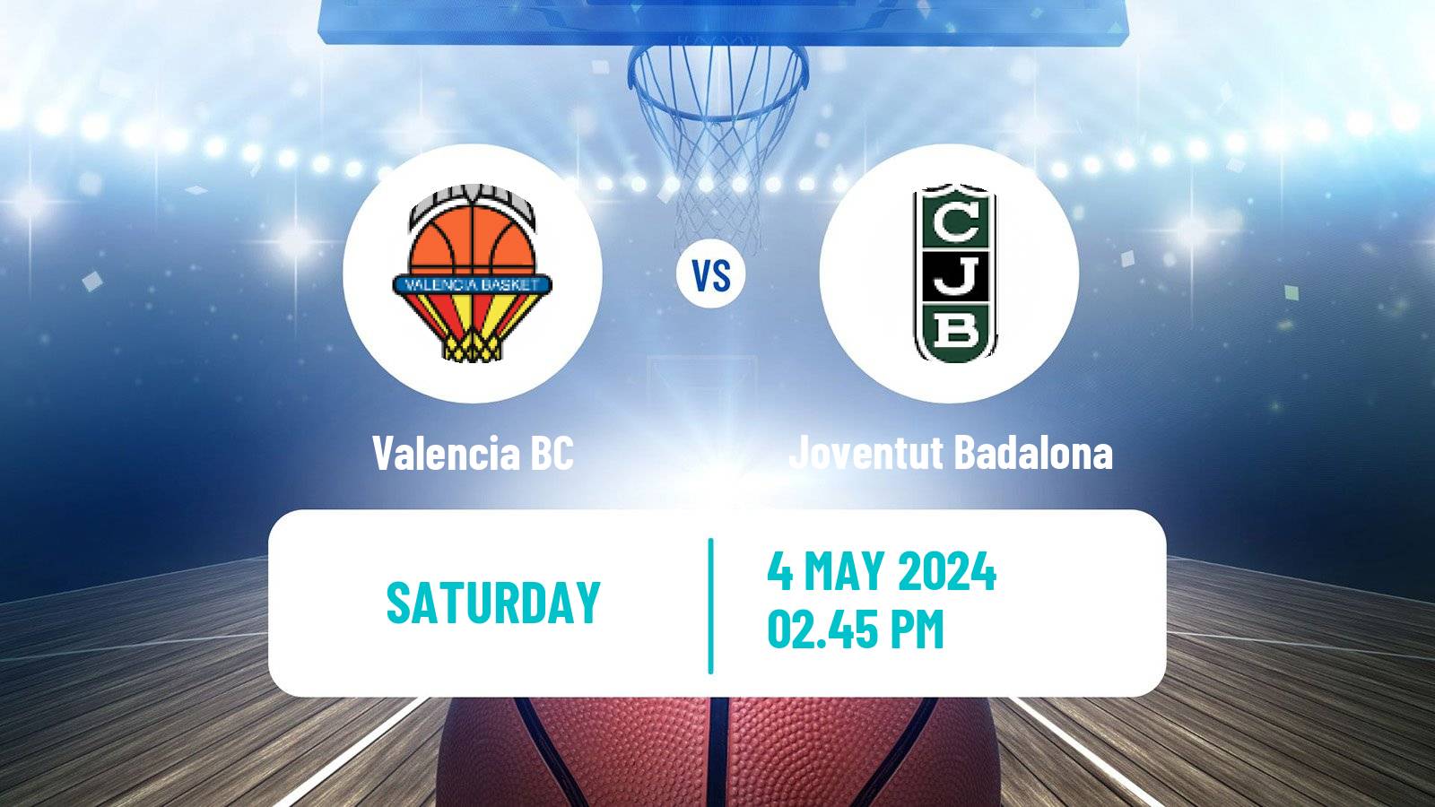 Basketball Spanish ACB League Valencia - Joventut Badalona