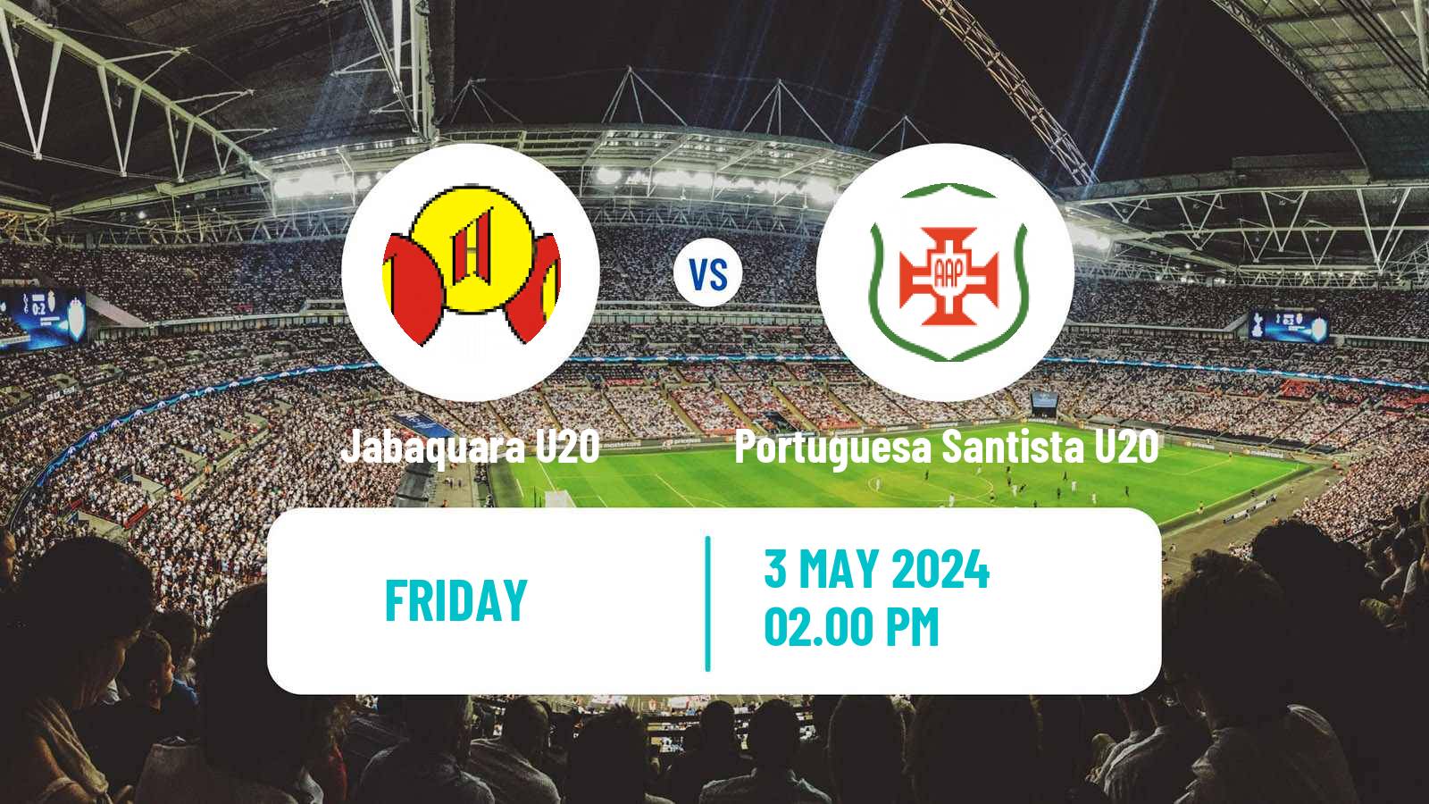Soccer Brazilian Paulista U20 Jabaquara U20 - Portuguesa Santista U20