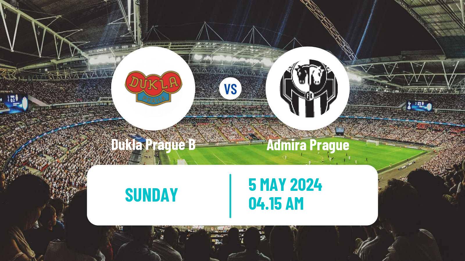 Soccer Czech CFL Group A Dukla Prague B - Admira Prague
