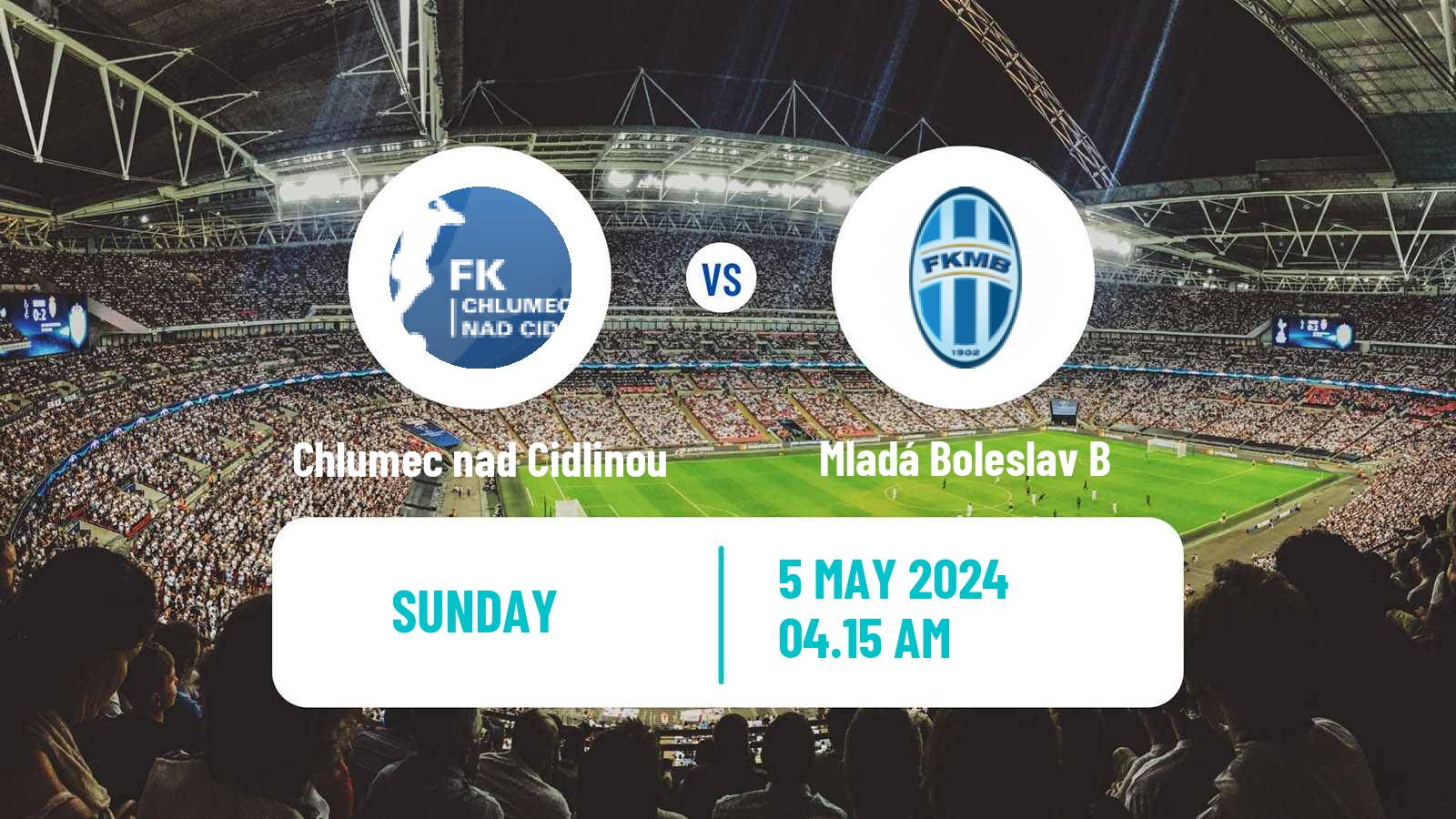 Soccer Czech CFL Group B Chlumec nad Cidlinou - Mladá Boleslav B