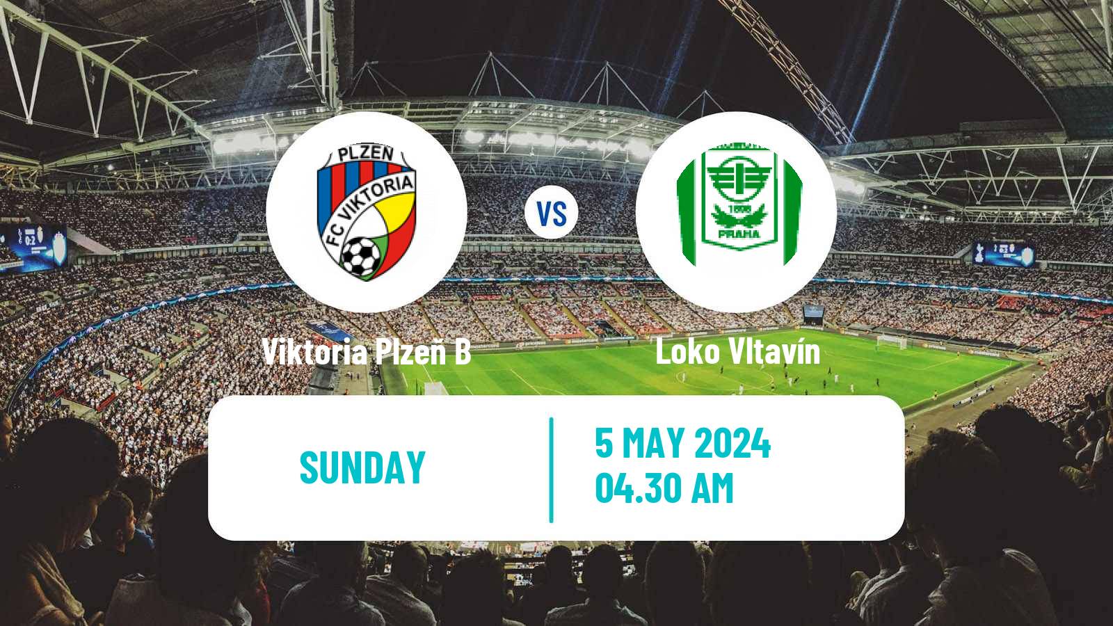 Soccer Czech CFL Group A Viktoria Plzeň B - Loko Vltavín
