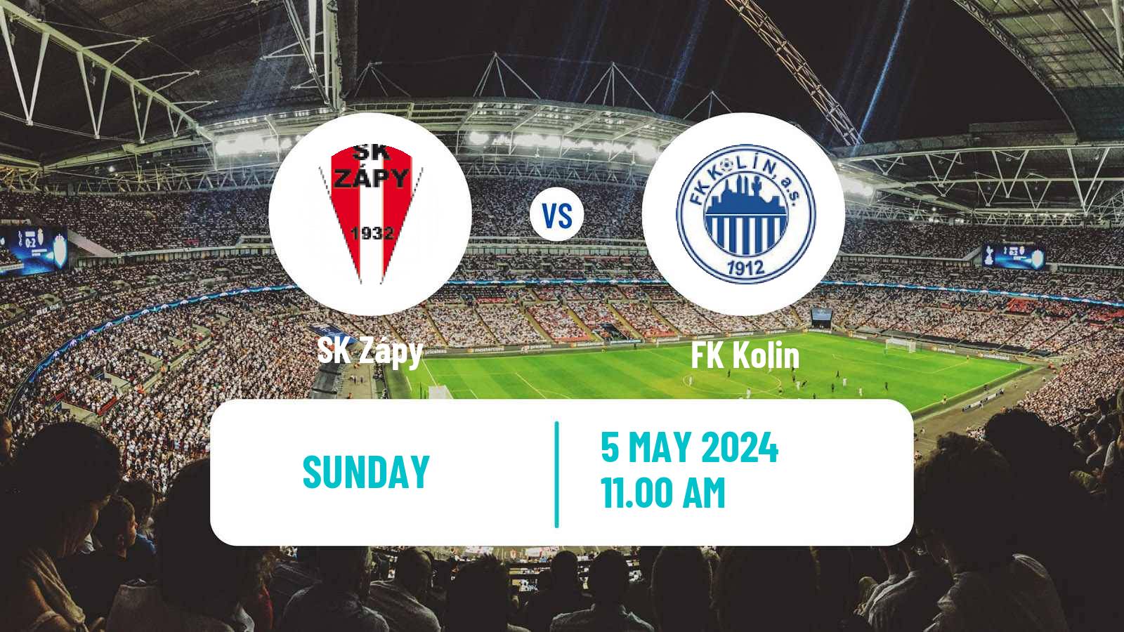 Soccer Czech CFL Group B Zápy - Kolin