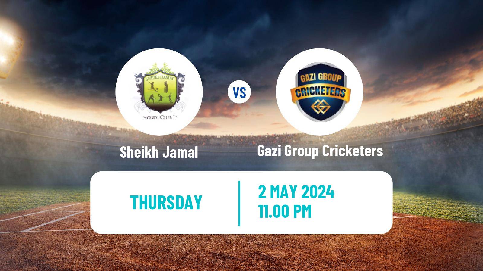 Cricket Bangladesh Dhaka Premier League Sheikh Jamal - Gazi Group Cricketers