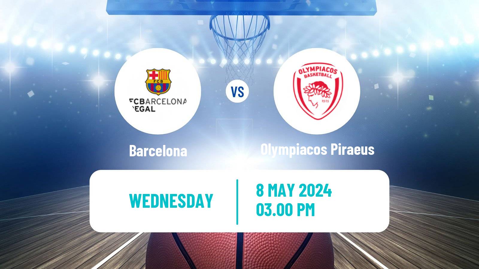 Basketball Euroleague Barcelona - Olympiacos Piraeus