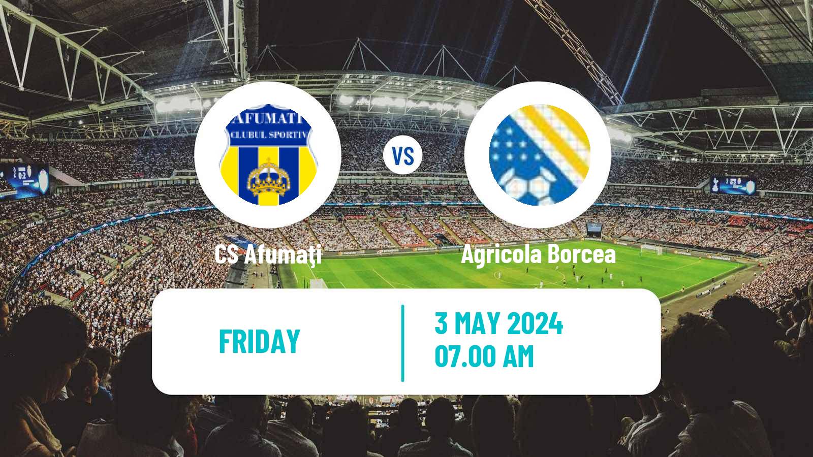 Soccer Romanian Liga 3 - Seria 3 Afumaţi - Agricola Borcea