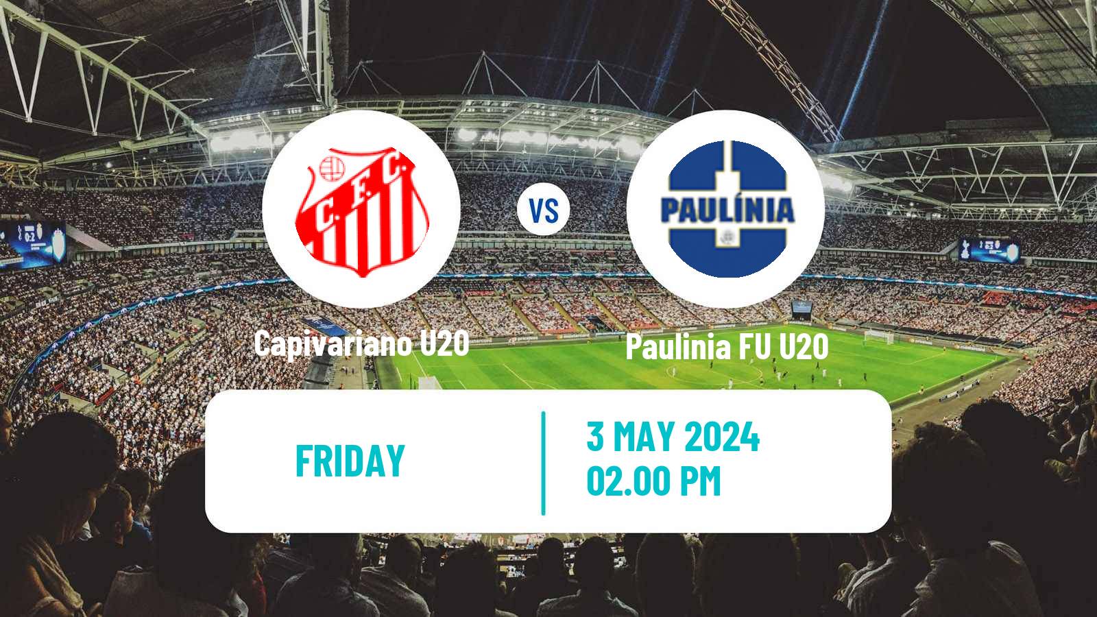 Soccer Brazilian Paulista U20 Capivariano U20 - Paulinia FU U20