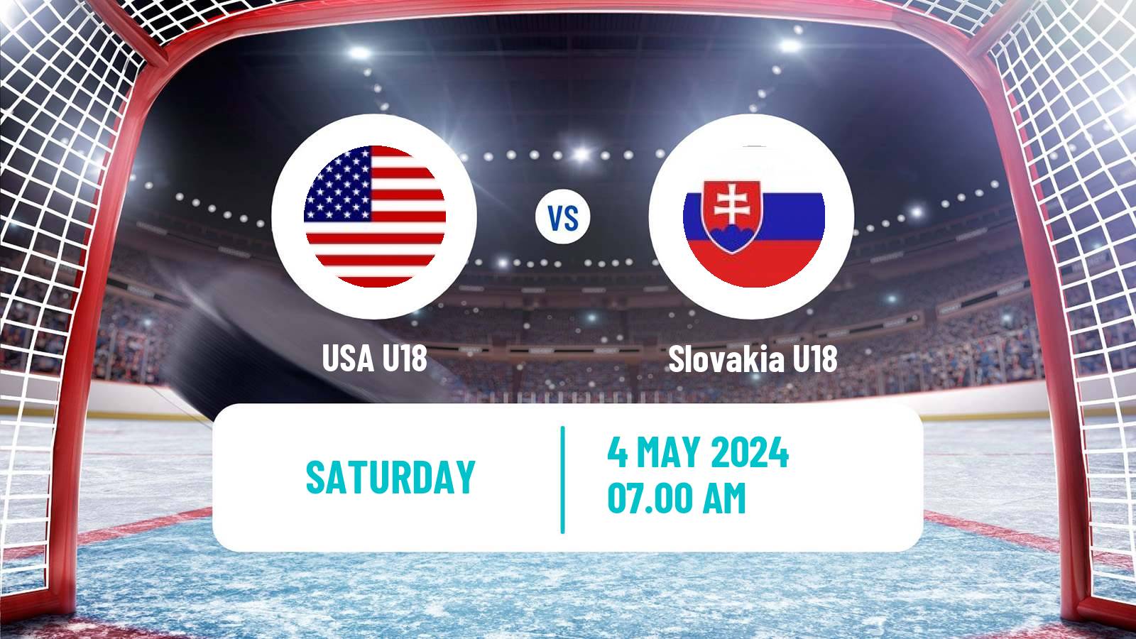 Hockey IIHF World U18 Championship USA U18 - Slovakia U18
