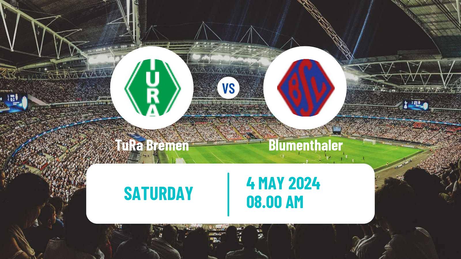 Soccer German Oberliga Bremen TuRa Bremen - Blumenthaler