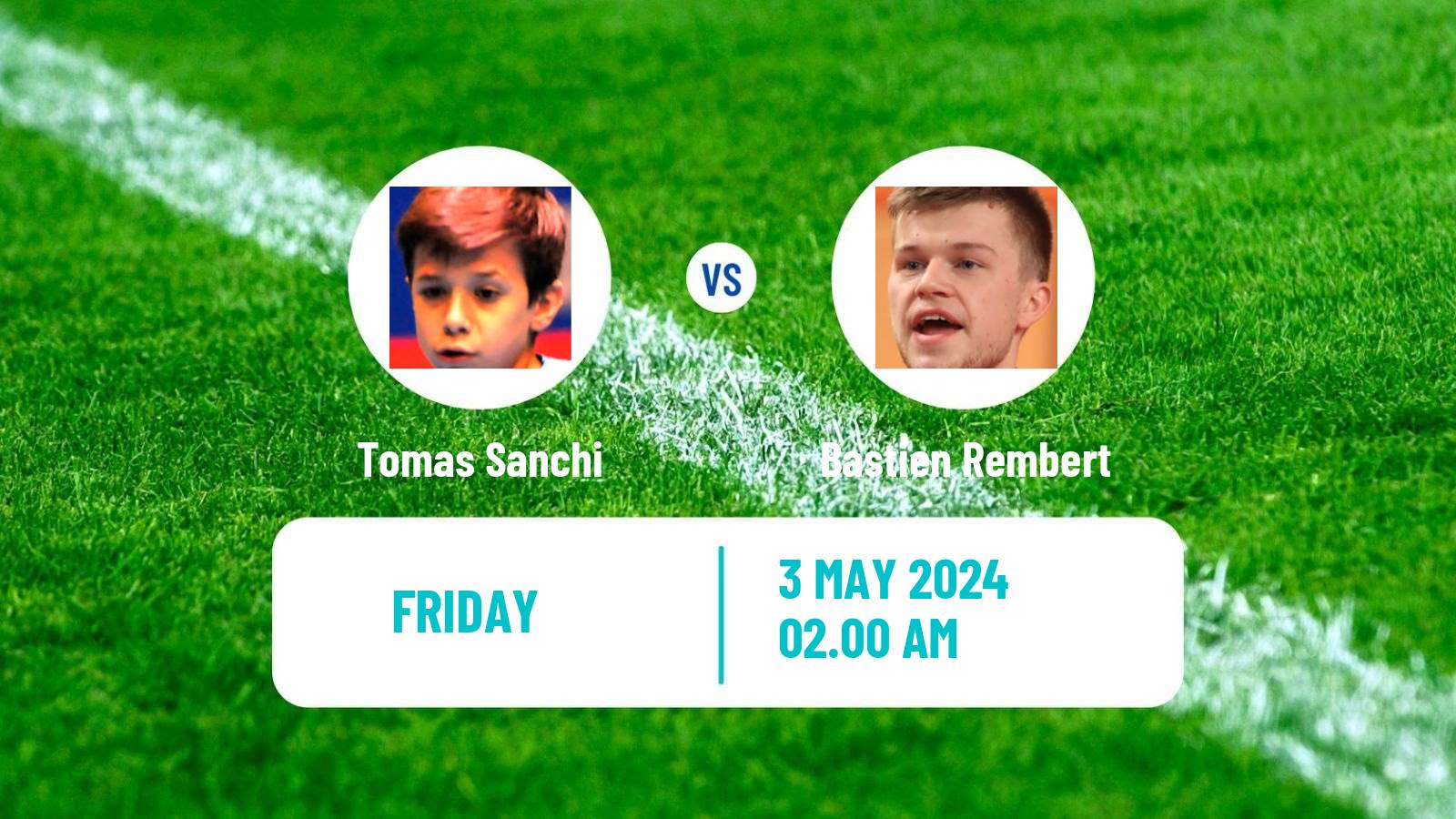Table tennis Tt Star Series Men Tomas Sanchi - Bastien Rembert