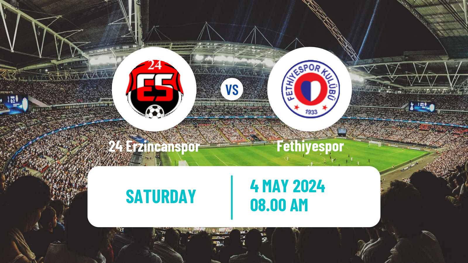 Soccer Turkish Second League Red Group 24 Erzincanspor - Fethiyespor