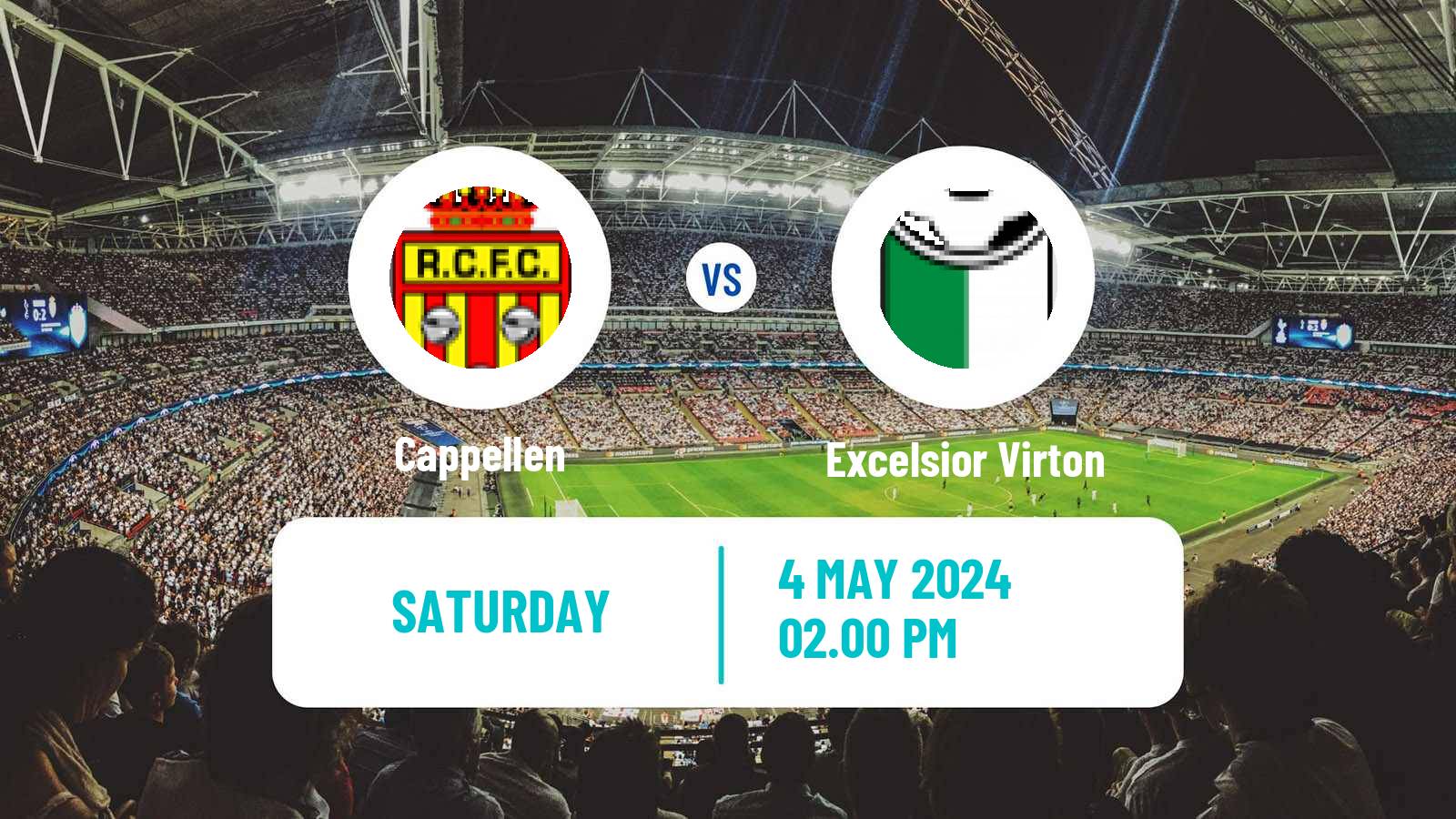 Soccer Belgian National Division 1 Cappellen - Excelsior Virton
