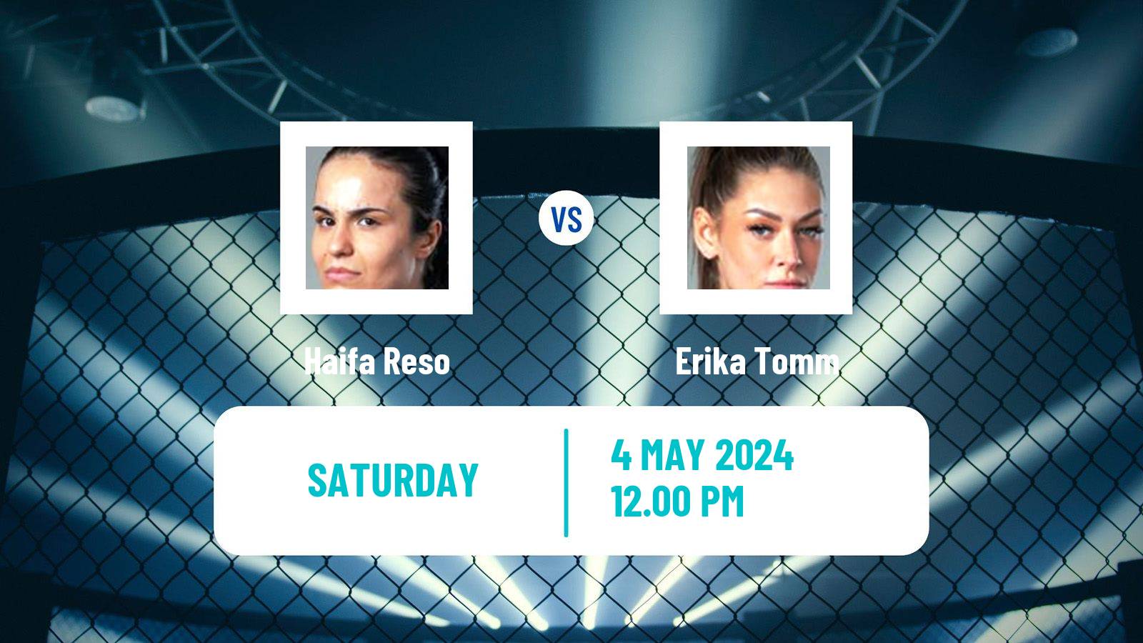 MMA Bantamweight Oktagon Women Haifa Reso - Erika Tomm