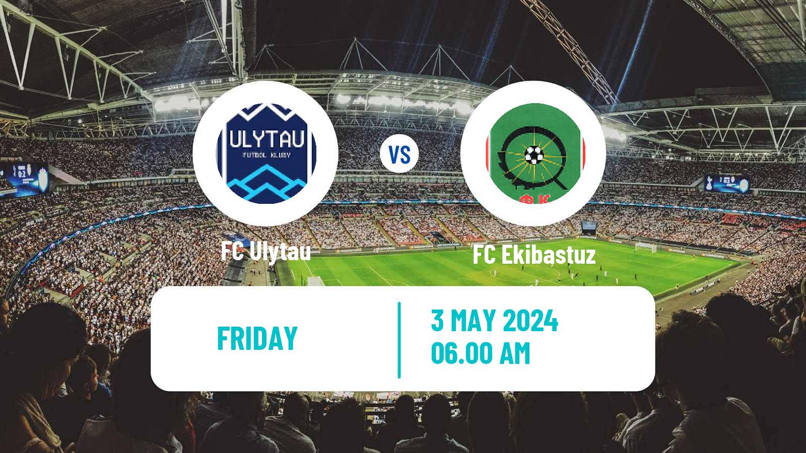 Soccer Kazakh First Division Ulytau - Ekibastuz