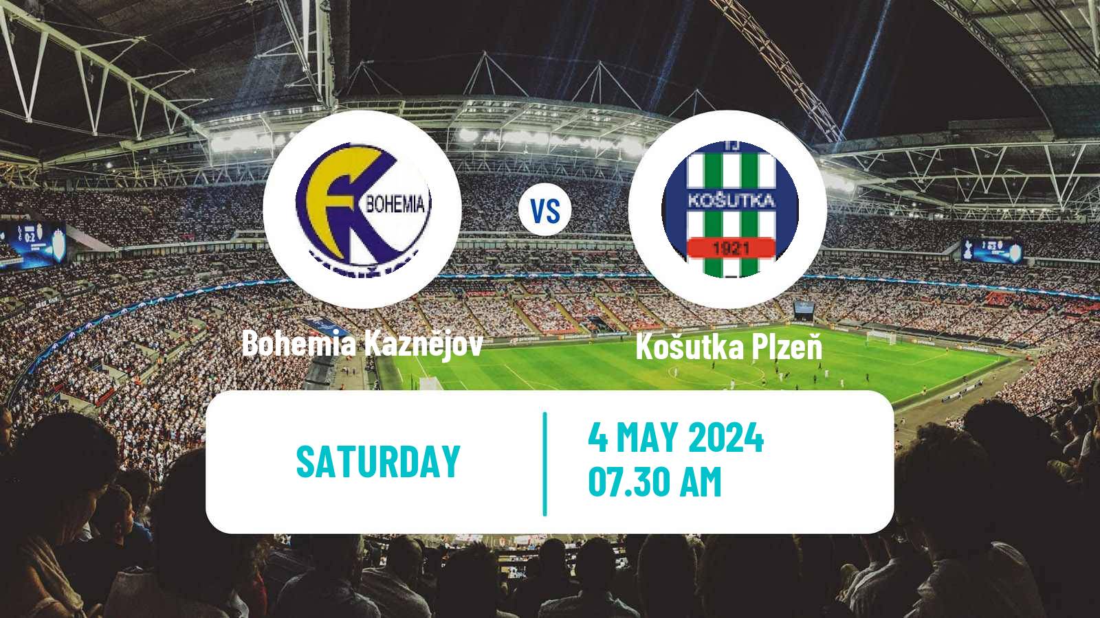 Soccer Czech Plzensky KP Bohemia Kaznějov - Košutka Plzeň