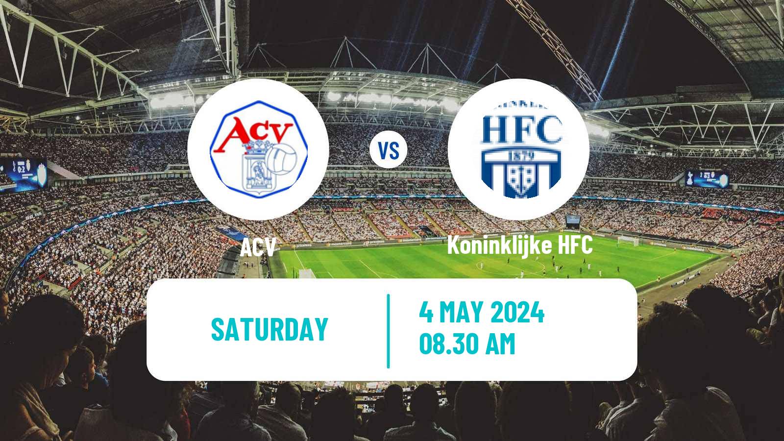 Soccer Dutch Tweede Divisie ACV - Koninklijke HFC