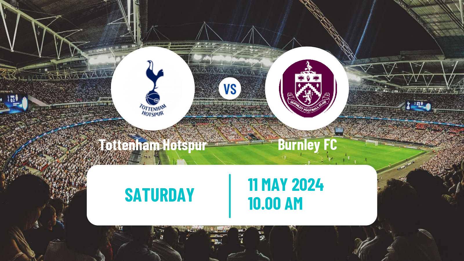 Soccer English Premier League Tottenham Hotspur - Burnley