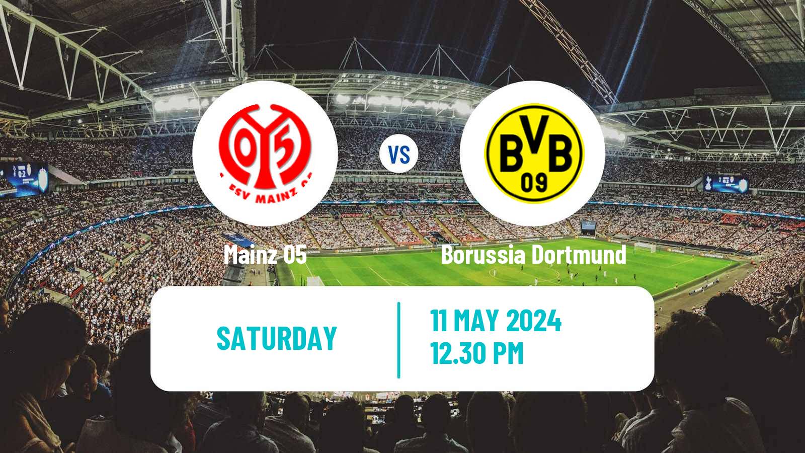 Soccer German Bundesliga Mainz - Borussia Dortmund