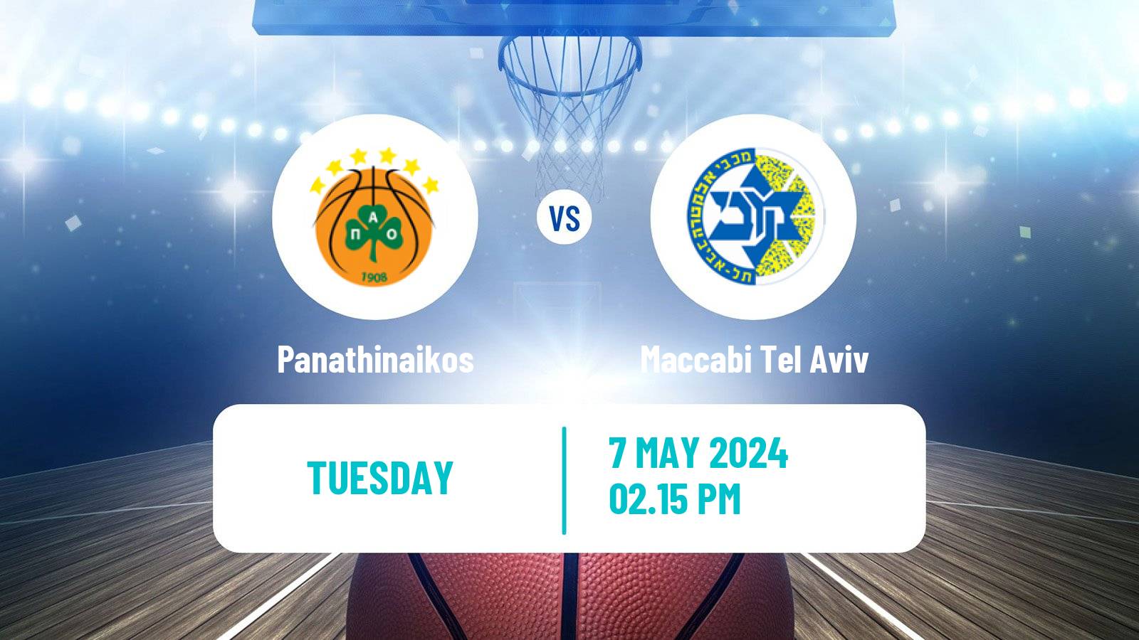 Basketball Euroleague Panathinaikos - Maccabi Tel Aviv
