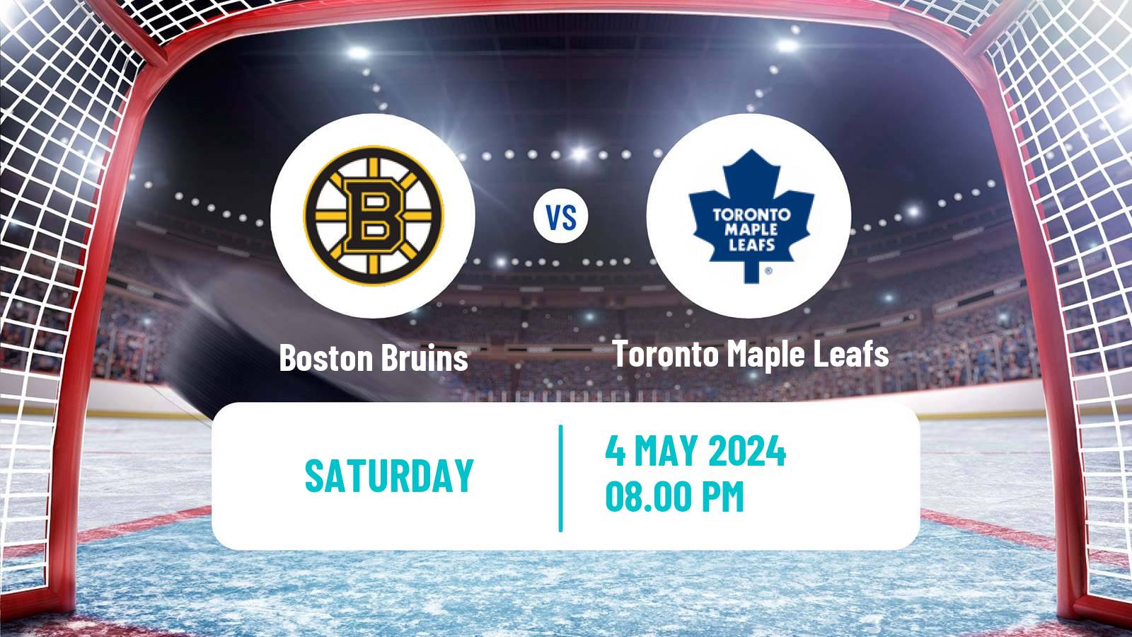 Hockey NHL Boston Bruins - Toronto Maple Leafs