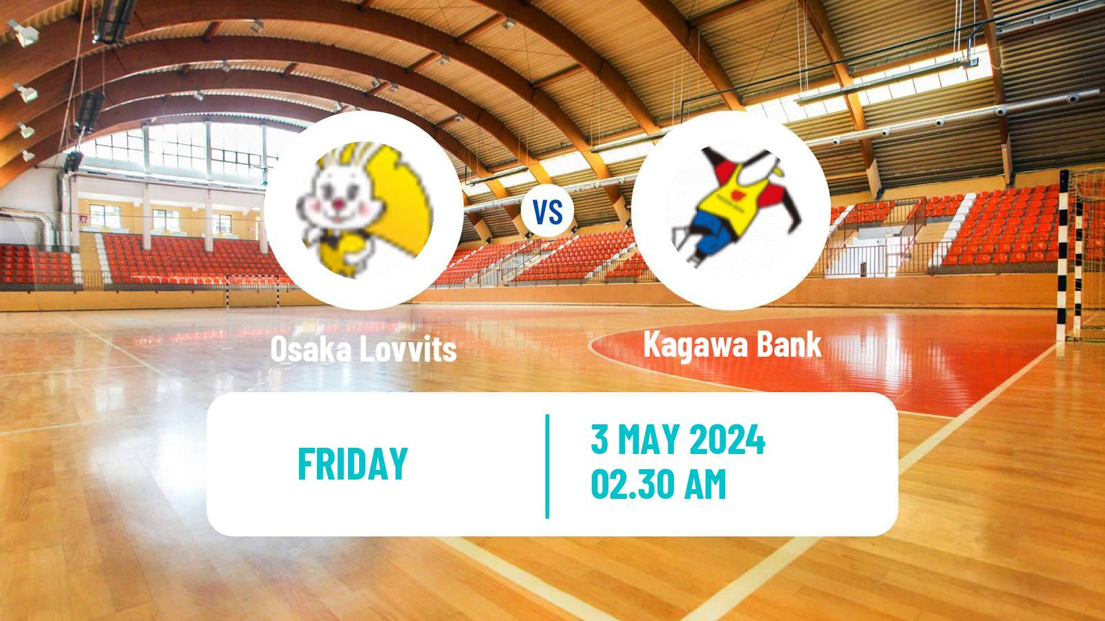 Handball Japan JHL Handball Women Osaka Lovvits - Kagawa Bank