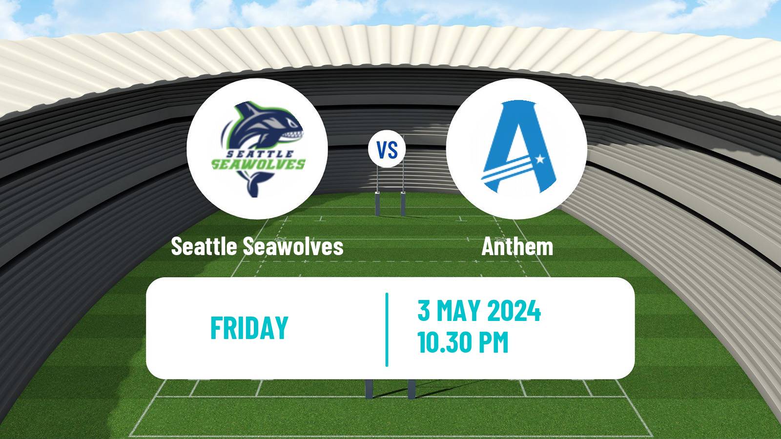 Rugby union USA Major League Rugby Seattle Seawolves - Anthem