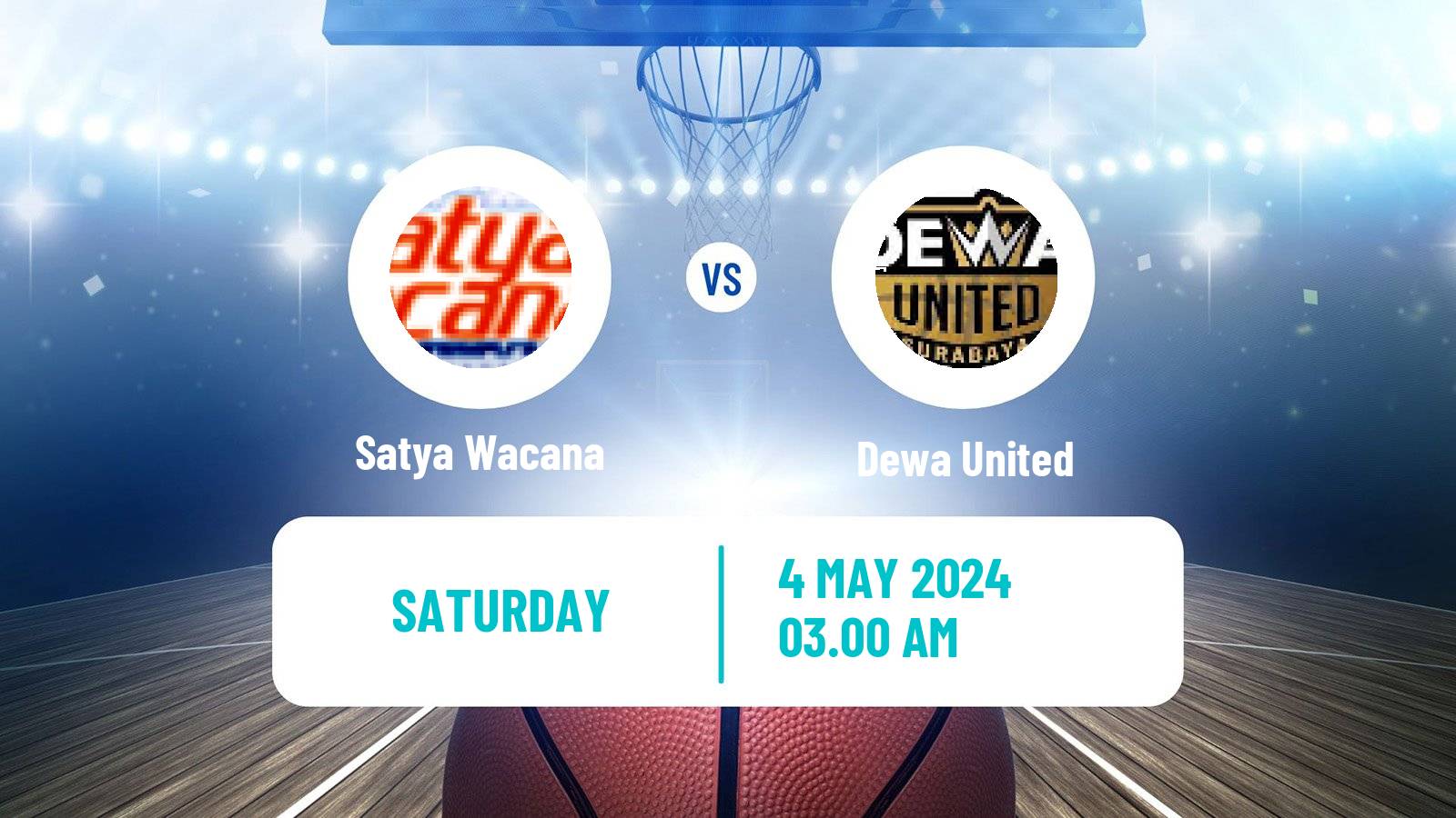 Basketball Indonesian IBL Satya Wacana - Dewa United