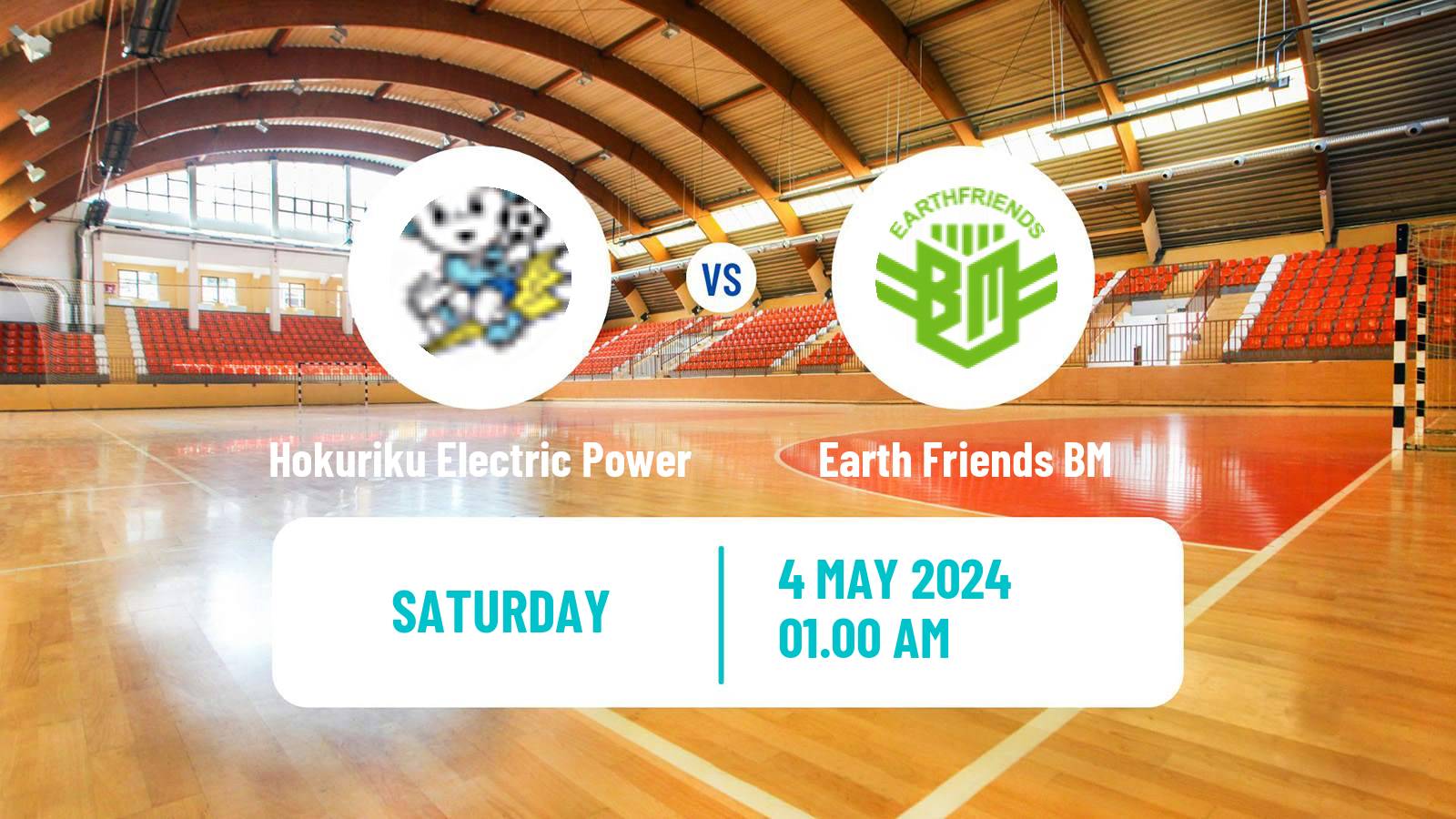 Handball Japan JHL Handball Hokuriku Electric Power - Earth Friends BM