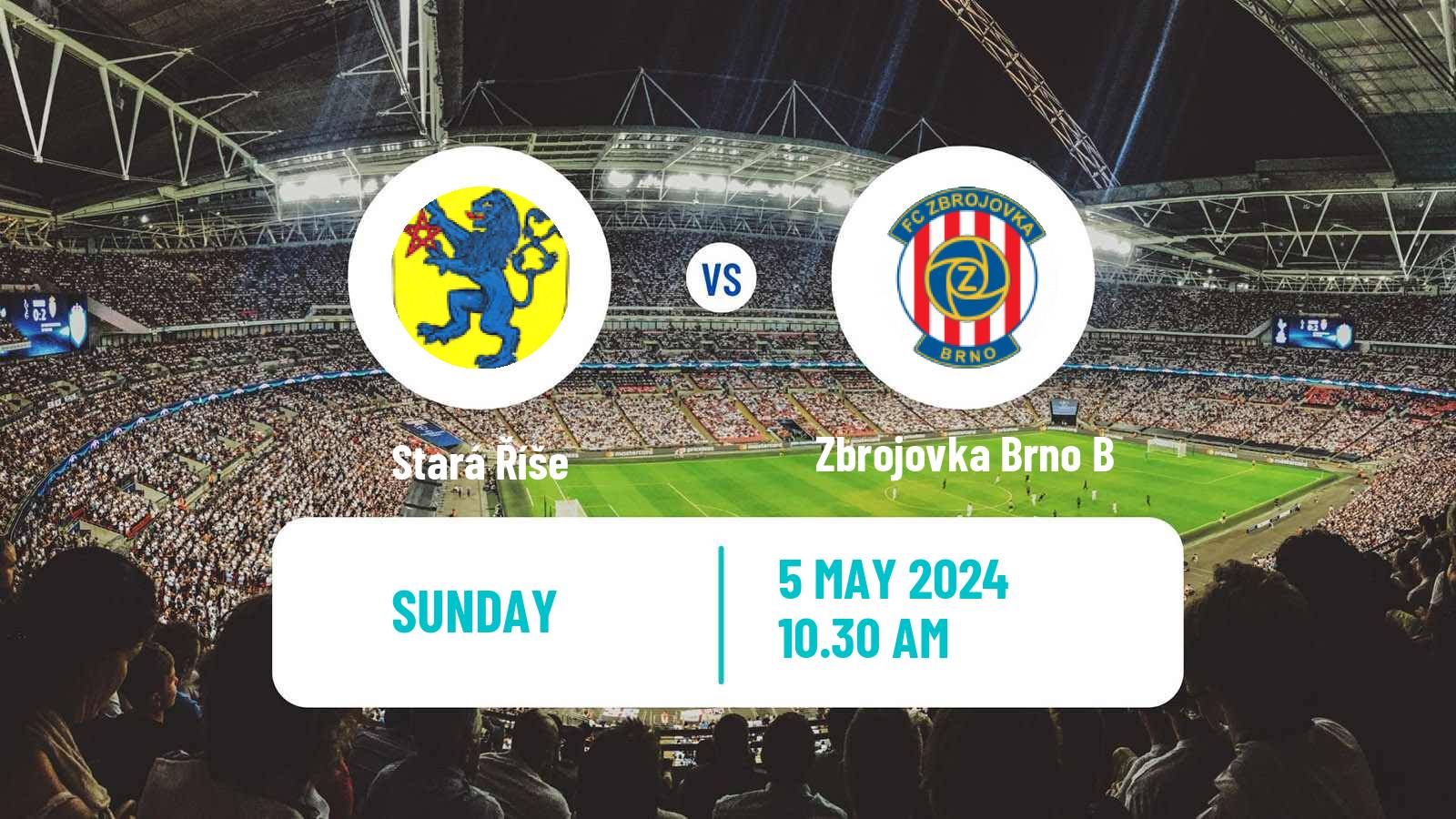 Soccer Czech Division D Stará Říše - Zbrojovka Brno B