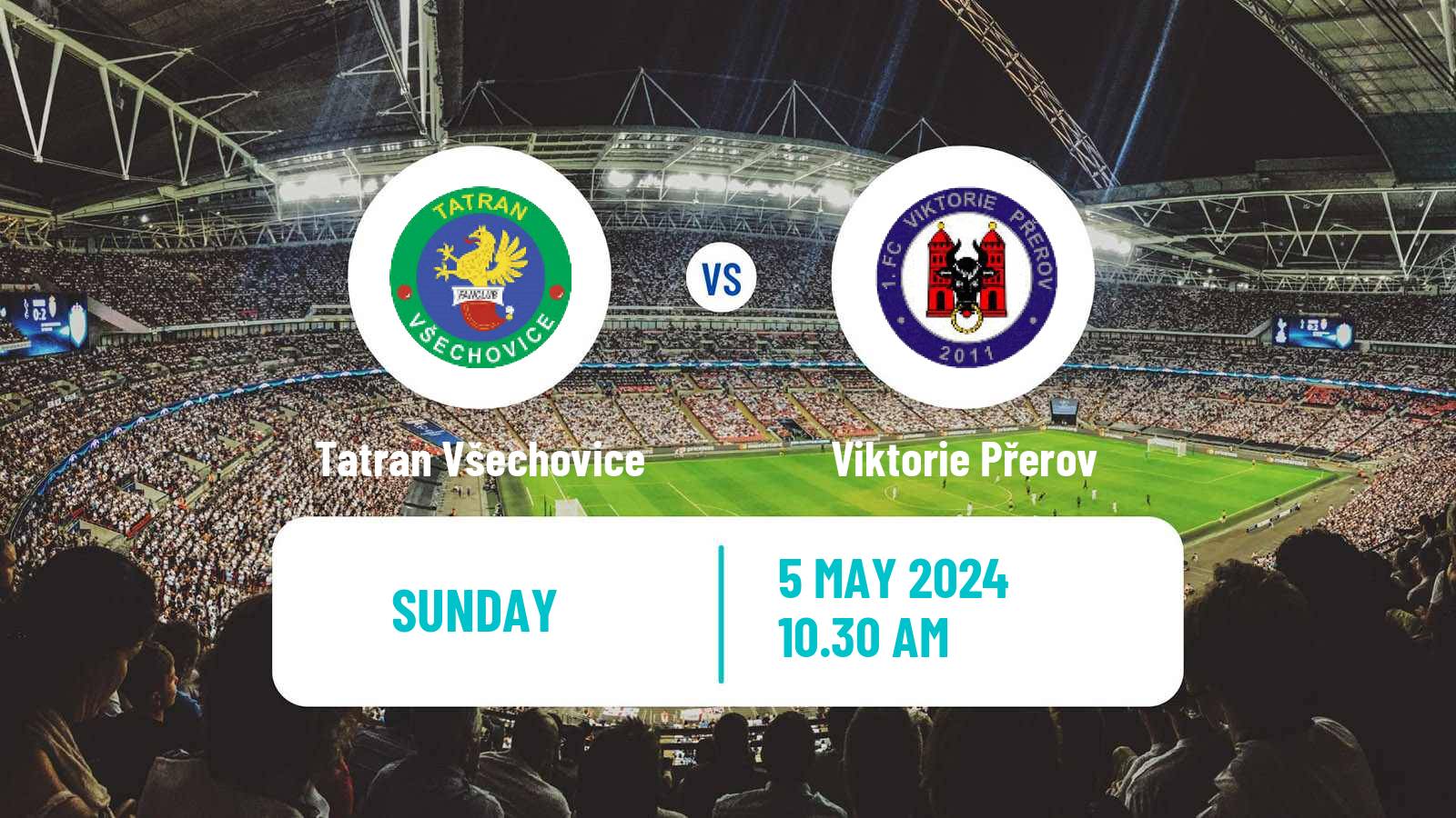 Soccer Czech Division E Tatran Všechovice - Viktorie Přerov