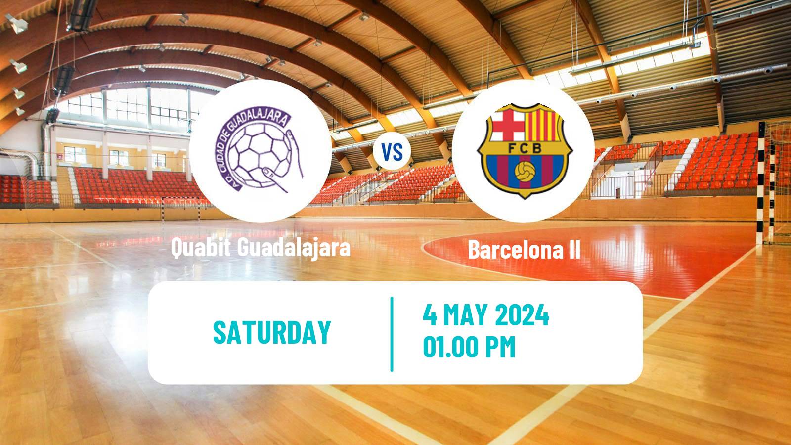 Handball Spanish Division de Honor Plata Handball Quabit Guadalajara - Barcelona II