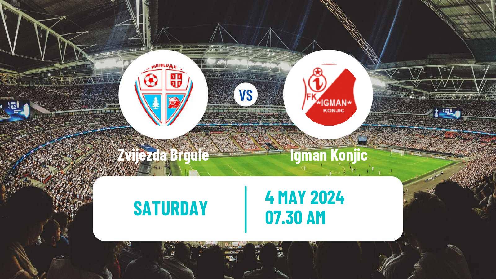 Soccer Bosnian Premier League Zvijezda Brgule - Igman Konjic