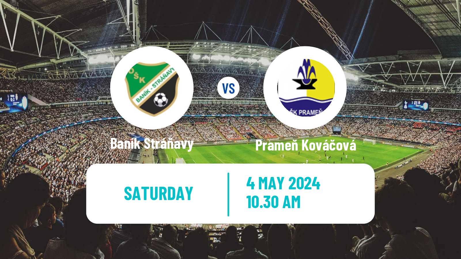 Soccer Slovak 4 Liga Central Baník Stráňavy - Prameň Kováčová