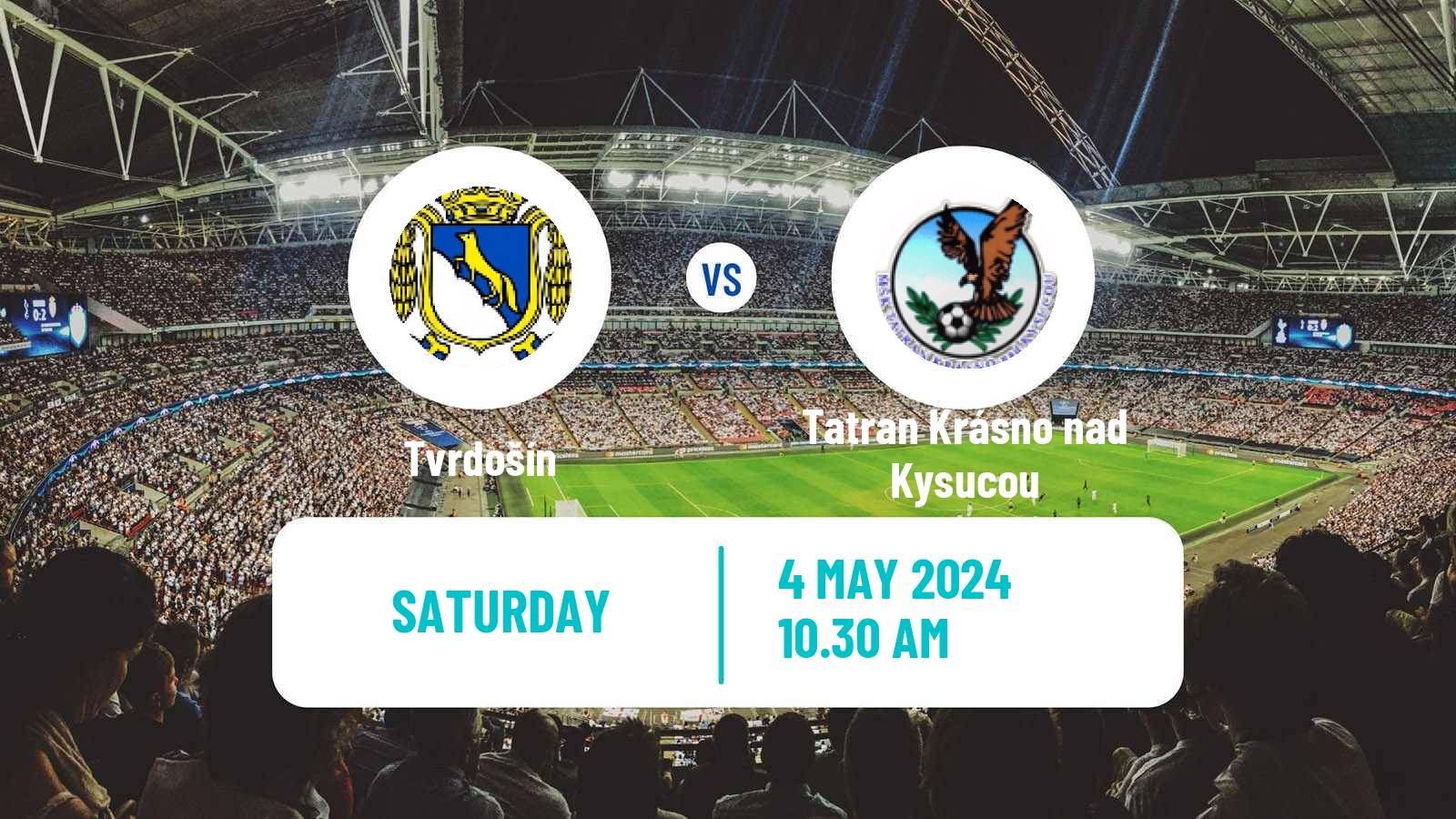 Soccer Slovak 4 Liga Central Tvrdošín - Tatran Krásno nad Kysucou