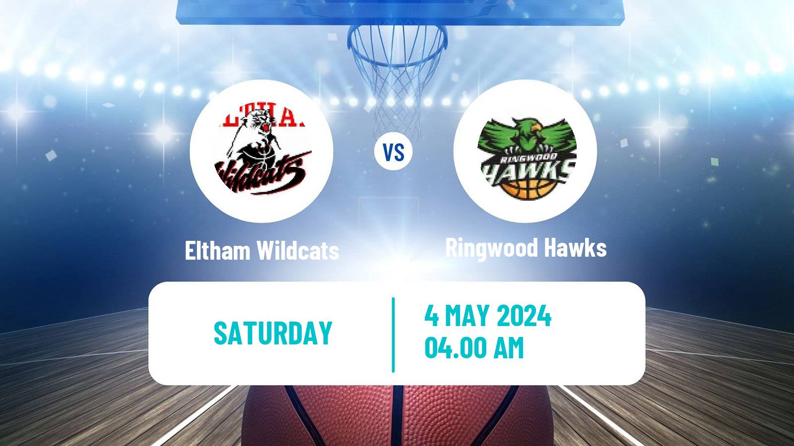 Basketball Australian NBL1 South Women Eltham Wildcats - Ringwood Hawks