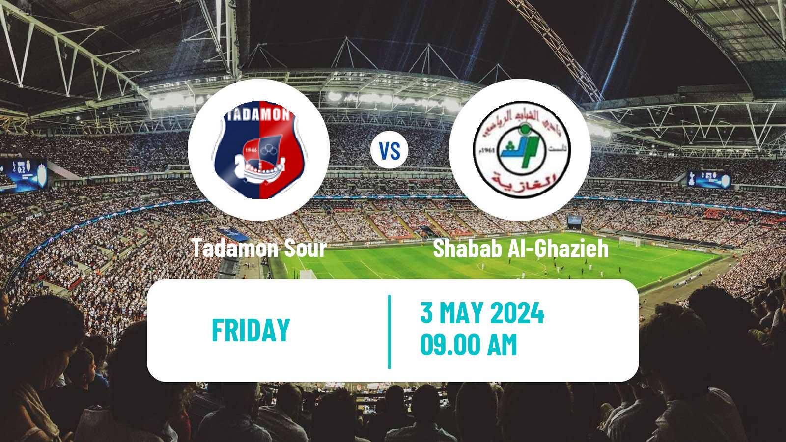 Soccer Lebanese Premier League Tadamon Sour - Shabab Al-Ghazieh