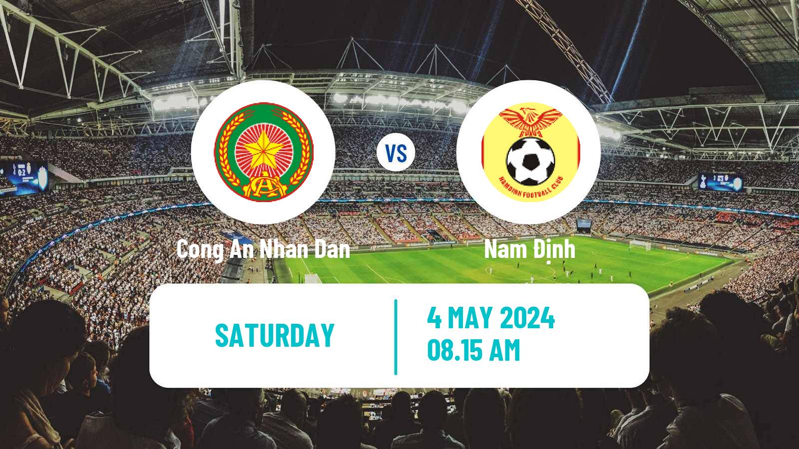 Soccer Vietnamese V League 1 Cong An Nhan Dan - Nam Định