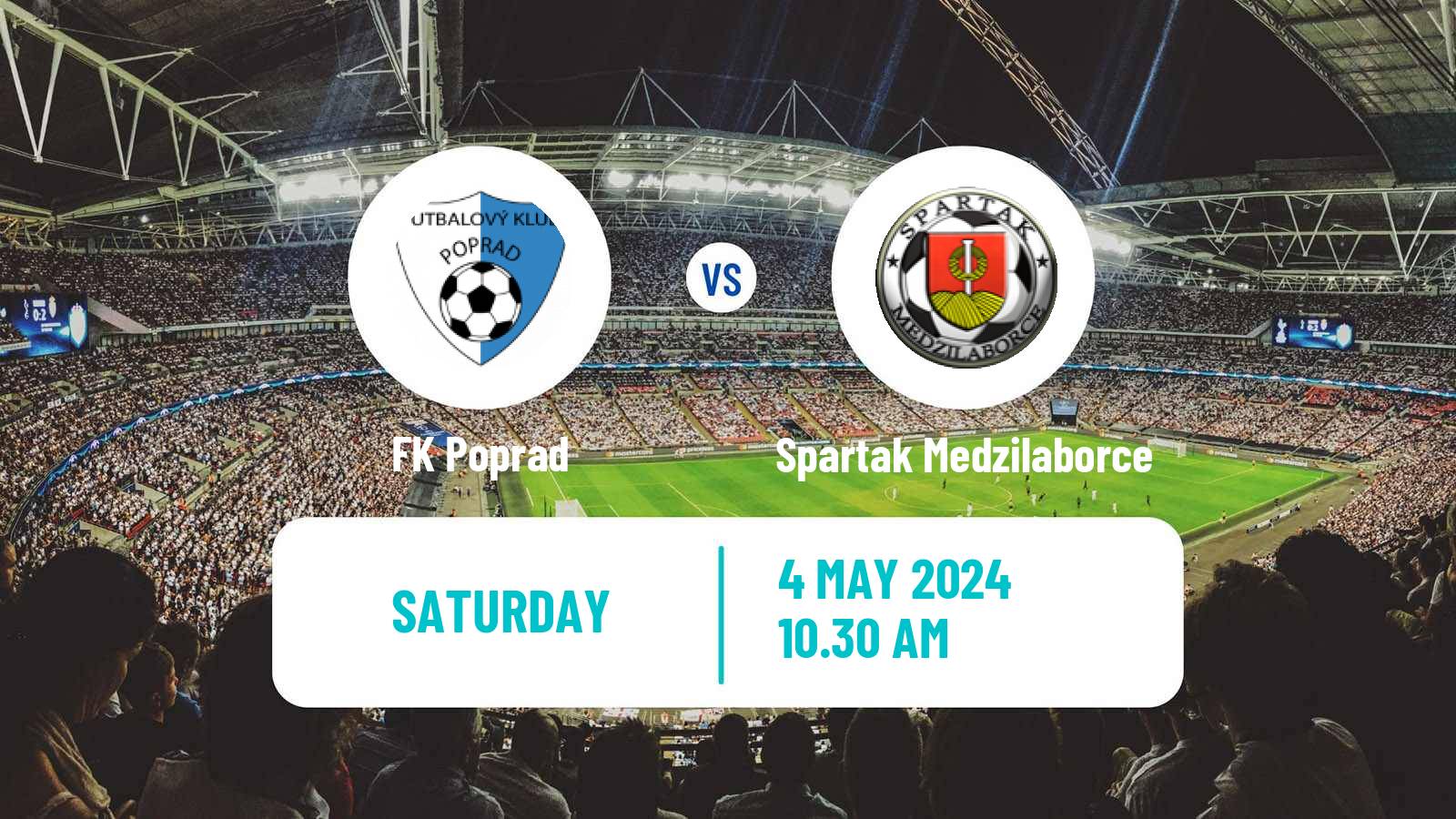Soccer Slovak 4 Liga East Poprad - Spartak Medzilaborce