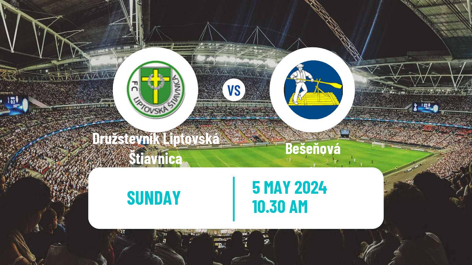 Soccer Slovak 4 Liga Central Družstevník Liptovská Štiavnica - Bešeňová