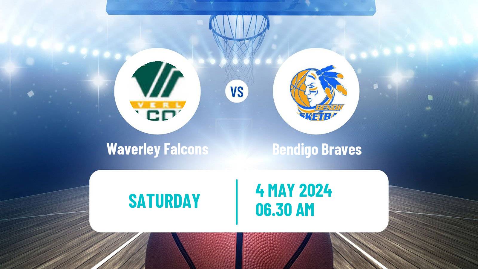 Basketball Australian NBL1 South Waverley Falcons - Bendigo Braves